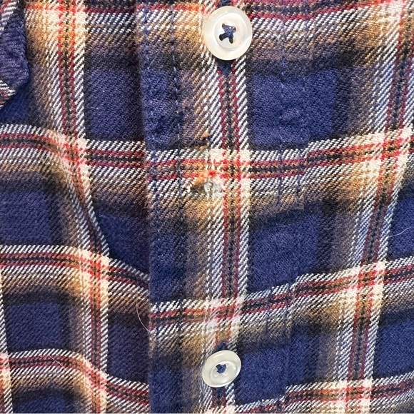 PENDLETON BURNSIDE Cotton Long Sleeve Button Down Shirt w/2 Flap Pickets. Medium - Picture 8 of 10